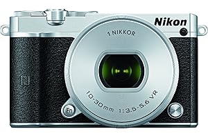 Nikon 1 J5 Mirrorless Digital Camera w/ 10-30mm PD-Zoom Lens (Silver)