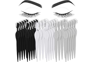 Mudder 28 Pcs Eyebrow Razor Knife Shaver Trimmer Shaver Multipurpose Exfoliating Tool Facial Hair Removal for Women Valentine gift(Black,White,Gray)