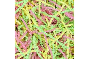 Raissily 1.5LB/700g Crinkle Cut Paper Shred Filler, Packing Grass Cushion Paper for Christmas Wedding Birthday Anniversary Va