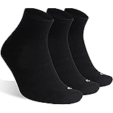 RTZAT Merino Wool Ankle Socks for Men Women - Moisture-Wicking, Breathable, Arch Support, Padded Workout Year-Round Wear