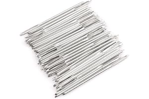 FUBEASI Z-Color 50pcs Big Eye Needles Blunt White 7cm Long Large Hole NOT Sharp Sewing Kniting Embroidery Tool Hand DIY Needlework Plus