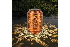 Adebime Hummingbird Solar Lanterns, Christmas Gifts for Mom, Grandma, Outdoor Waterproof Hanging Garden Decor for Patio, Yard
