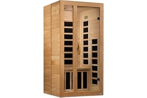 Maxxus Saunas Maxxus Gracia 1-2-Person Low EMF (Under 8MG) FAR Infrared Sauna, Curb Side Delivery