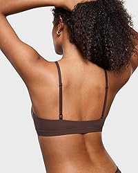 INLYRIC Women's Inbarely Triangle Bralette Plunge