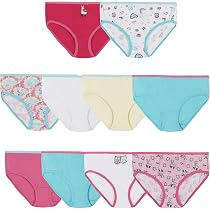 Hanes - Calzones,GP10BR, Niñas, Variados, 4 : Amazon.com.mx: Ropa ...