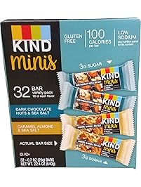 Kind Mini Variety Pack (32 CT 0.7 Oz), 22.4 Ounce