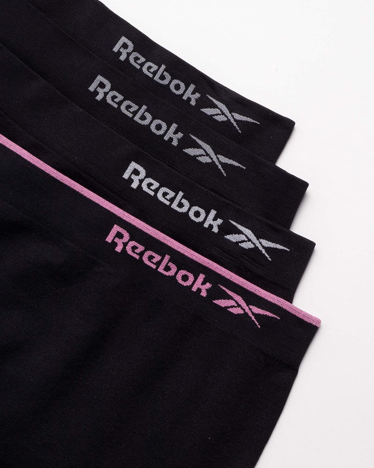 Reebok Girls’ Underwear – Seamless Cartwheel Shorties (4 Pack): Clothing