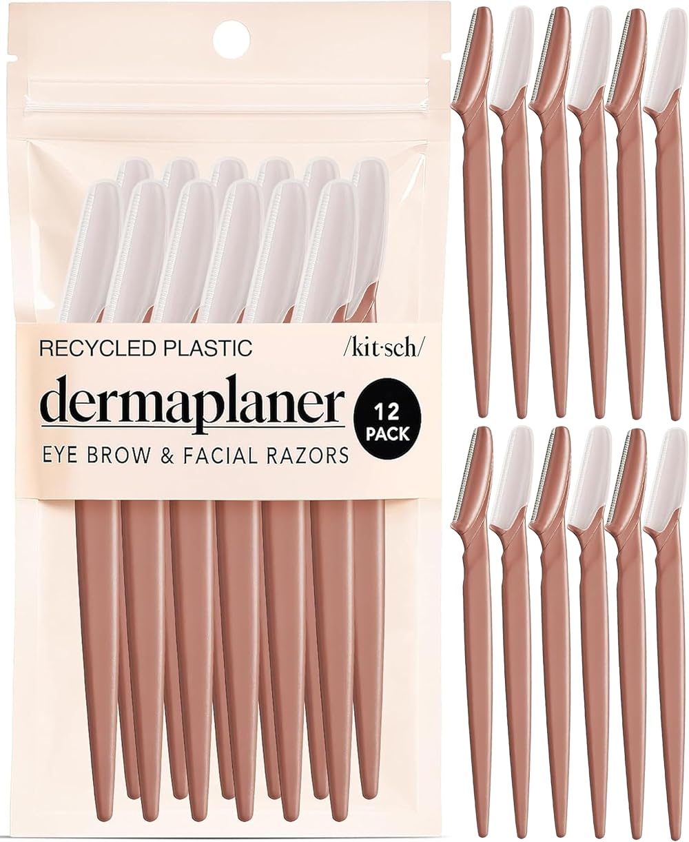 Kitsch Dermaplane Razor for Women Face 12 pcs Terracotta