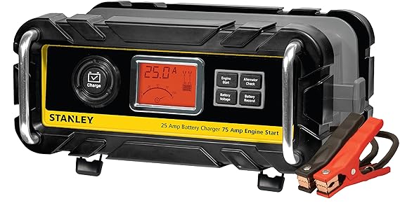 STANLEY BC25BS 25 Amp Bench Battery Charger with 75 Amp Engine Start