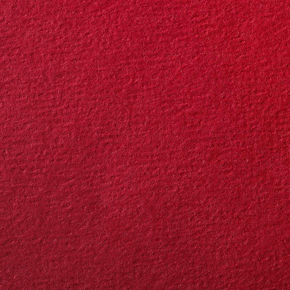 Clairefontaine - Ref 93875C - Etival Coloured Grained Drawing Paper (Pack of 25 Sheets) - A4 (29.7 x 21cm) - 160gsm Cellulose Art Paper - Bright Red - Acid Free, pH Neutral
