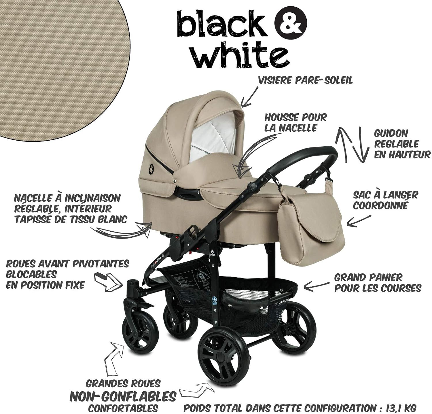 poussette trio design