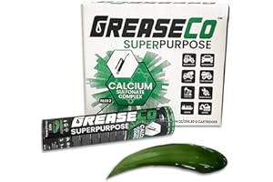 GREASECO Boat Grease | Calcium Sulfonate Grease | Marine | Propeller Shaft | Stern Drive | Steering Cable Lube | Trailer Axle | Wheel Bearing | Grease For Grease Gun | 10 Pack of Tubes | NLGI 2 | SuperPurpose