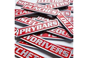 24/12 Pack of Magnetic Toolbox Labels, 3D-Printed Tool Box Labels, Multipurpose General Tool Box Organize Accessories, Reusab