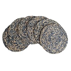 KAZI Essentials Boho Round Woven Placemats – Set