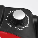 G3 Ferrari G10006 Delizia Pizza Oven 1200W Red Refractory Stone Thermostat view 8