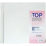 MCS MBI 12x12 Inch Scrapbook Expansion Page Refills, 6 Count (899676) 12 pages.