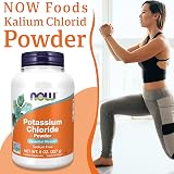 Now Foods Potassium Chloride Powder 227g Lab-Tested Gluten Free Soy Free view 2