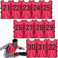 SIAELT Team Practice Vests, Scrimmage Training Vest for Teenagers and Adults(27 x18 inches)
