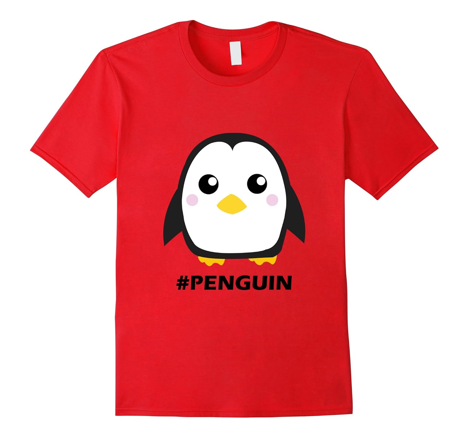 Penguin Short Sleeve Tee Shirt-Rose