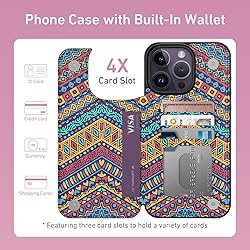 LETO for iPhone 15 Pro Max Wallet Case - Flip Folio