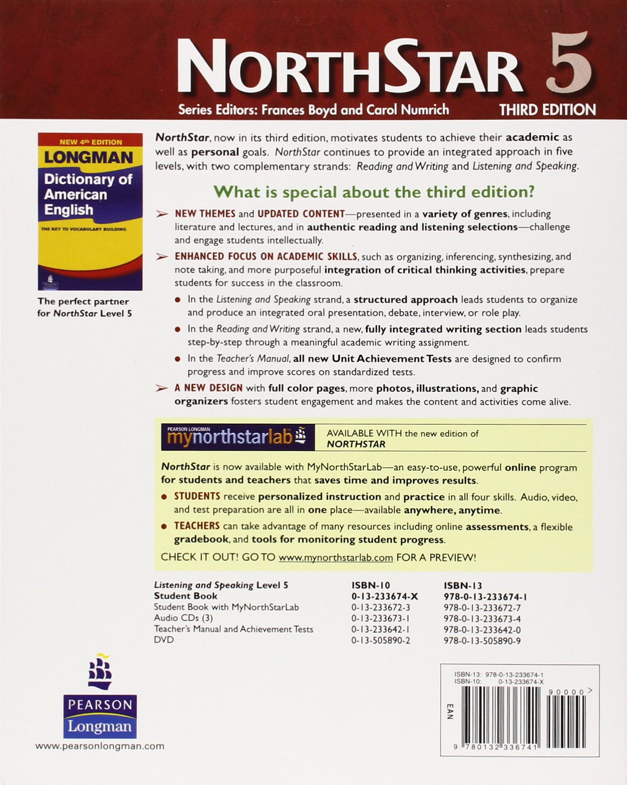 NorthStar, Listening and Speaking 5: Student Book Level 5: Amazon.es:  Sherry Preiss: Libros en idiomas extranjeros