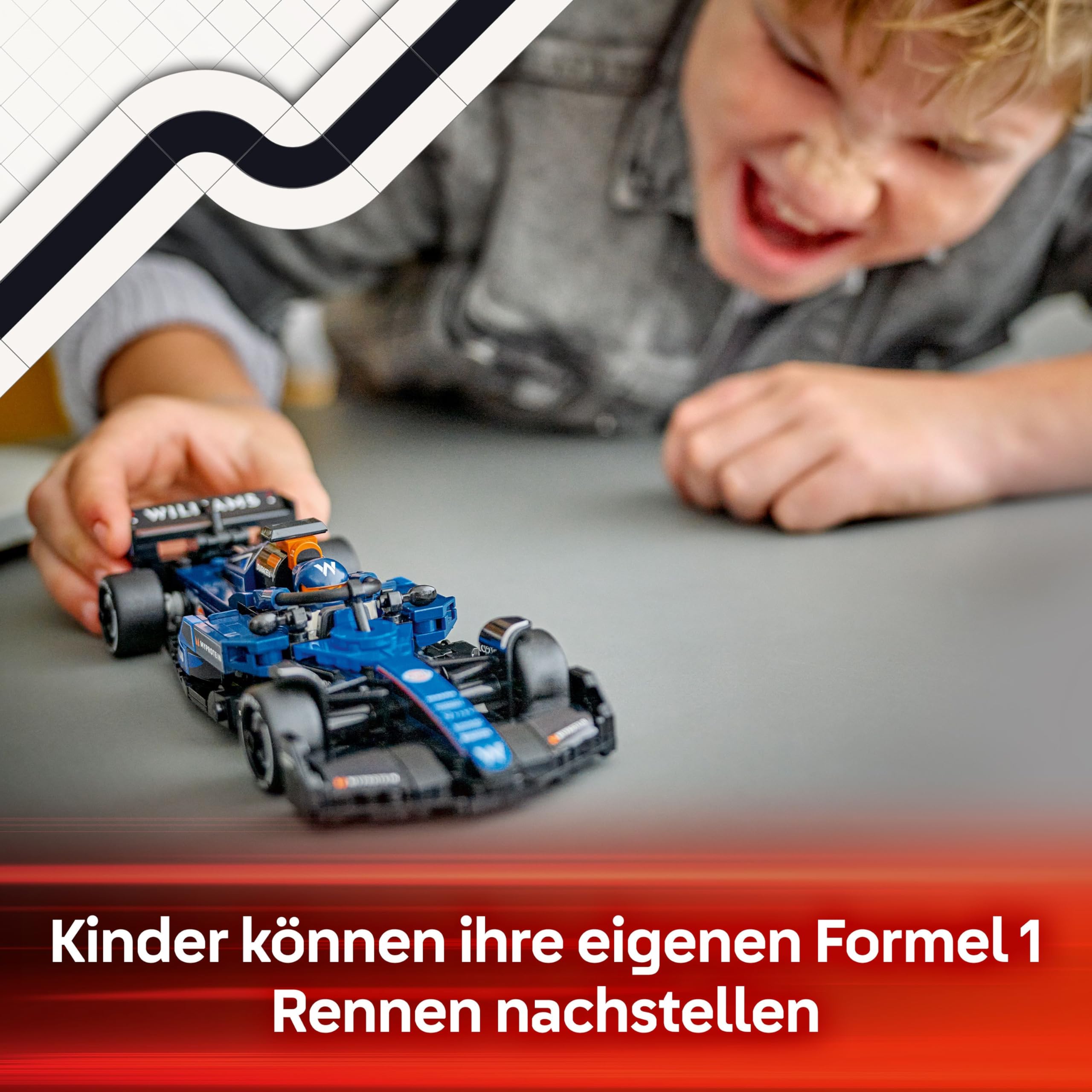 LEGO Speed Champions Williams Racing FW46 F1 Rennauto - Spielzeug mit Formel 1 Minifigur zum Sammeln - Geschenk für Jungen & Mädchen ab 10 Jahren und Erwachsene Motorsport Fans 77249 3