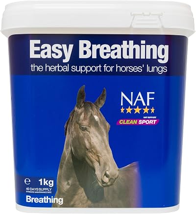 NAF Easy Breathing 1kg Herbal Respiratory Supplement for Horses