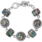 MINACHI Geometric Metal Stone Bracelets, Trendy Personality Jewelry for Women