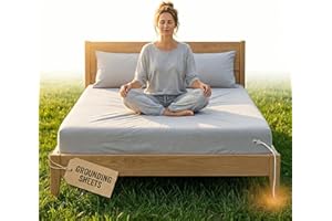 Grounding Bed Sheets with Silver Threads and Deep Pockets, King & Queen - Extra Soft 95% Organic Cotton 5% Pure Silver, Impro