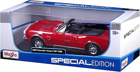 Bburago Maisto France Fahrzeug Chevrolet Camaro Ss 396 1967 Massstab 1 18 M31684 Zufallige Auswahl Amazon De Spielzeug