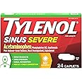 Tylenol Sinus Severe Daytime Caplets with Acetaminophen, Guaifenesin & Phenylephrine HCl, 24 ct