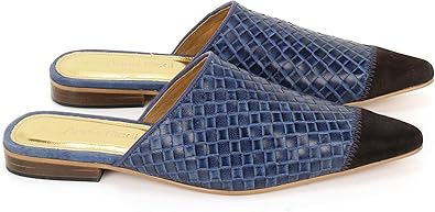 mules blue