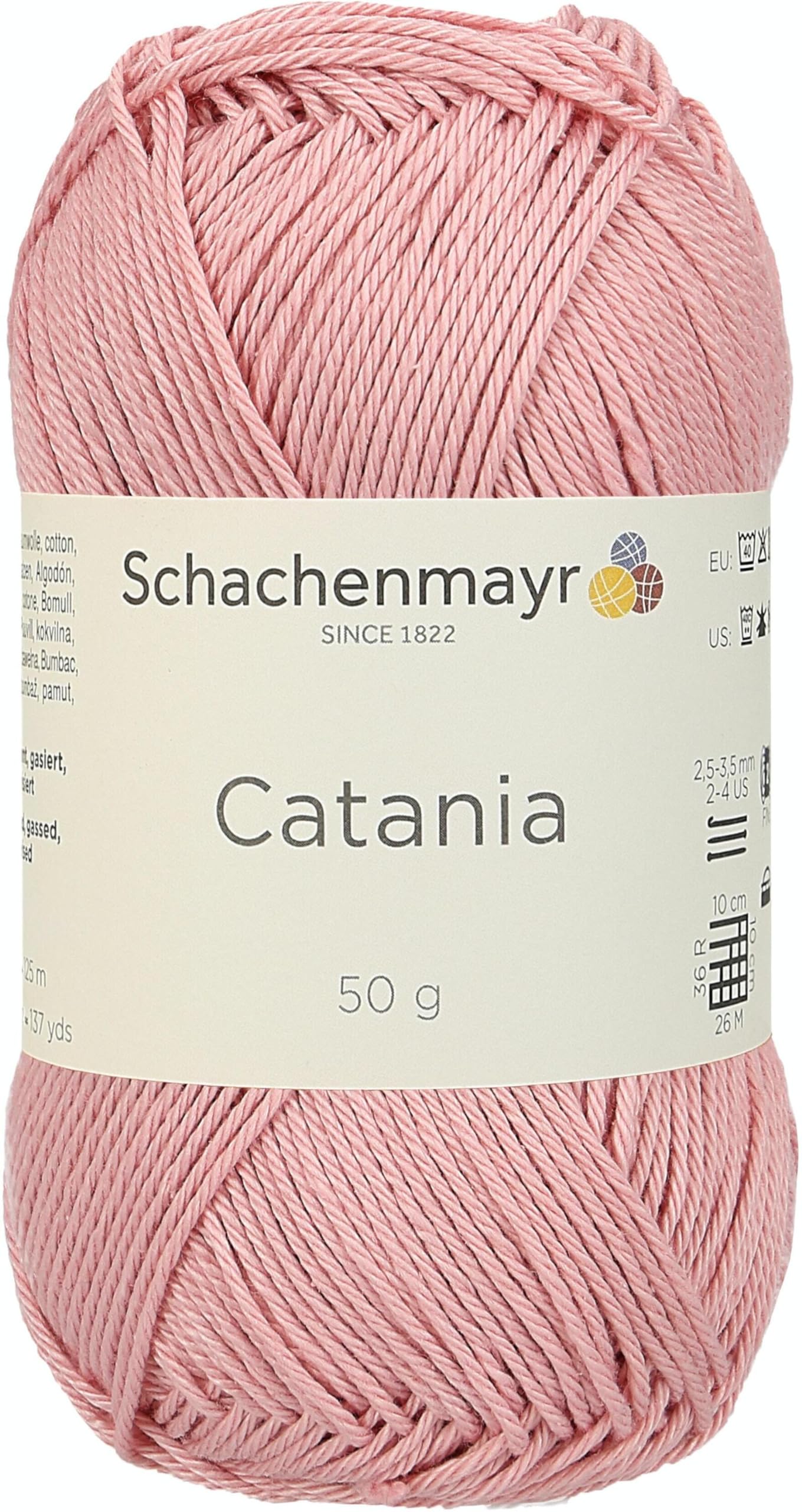 Schachenmayr Hand Knitting Yarns Catania, 50G Altrosa, 11.5 x 5.2 x 6 cm