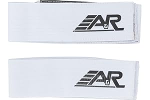 A&R Sports Shin Straps, Junior, White
