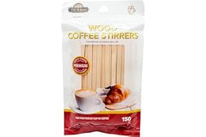 Fill 'n Brew Wood Coffee Stirrers: 150 Count in Resealable Package