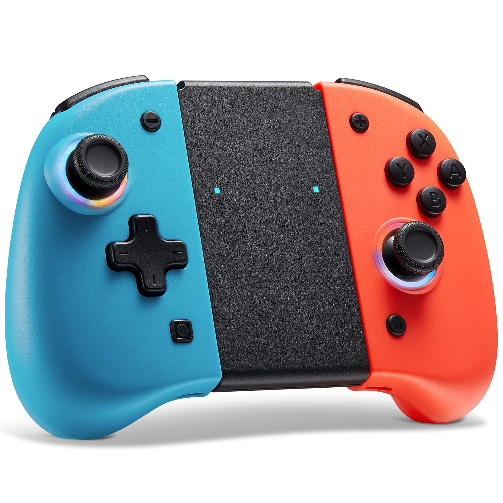 binbok Joypad for Switch, Wireless Controller LED Colors, Remote
