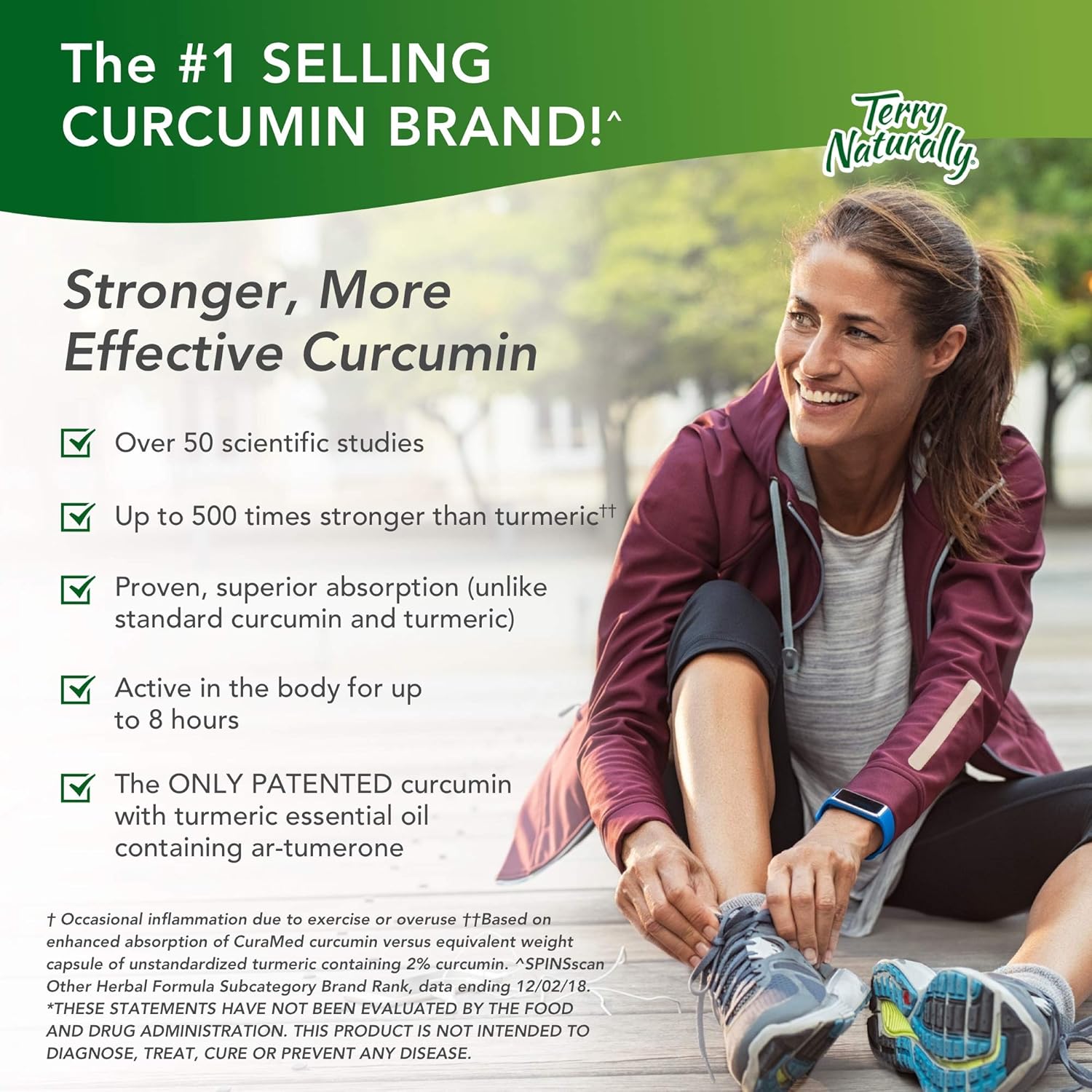 Terry Naturally CuraMed 750 mg - 30 Softgels - Superior Absorption BCM-95 Curcumin Supplement with Turmeric, Promotes Healthy Inflammation Response - Non-GMO, Gluten-Free, Halal - 30 Servings: Health & Personal Care