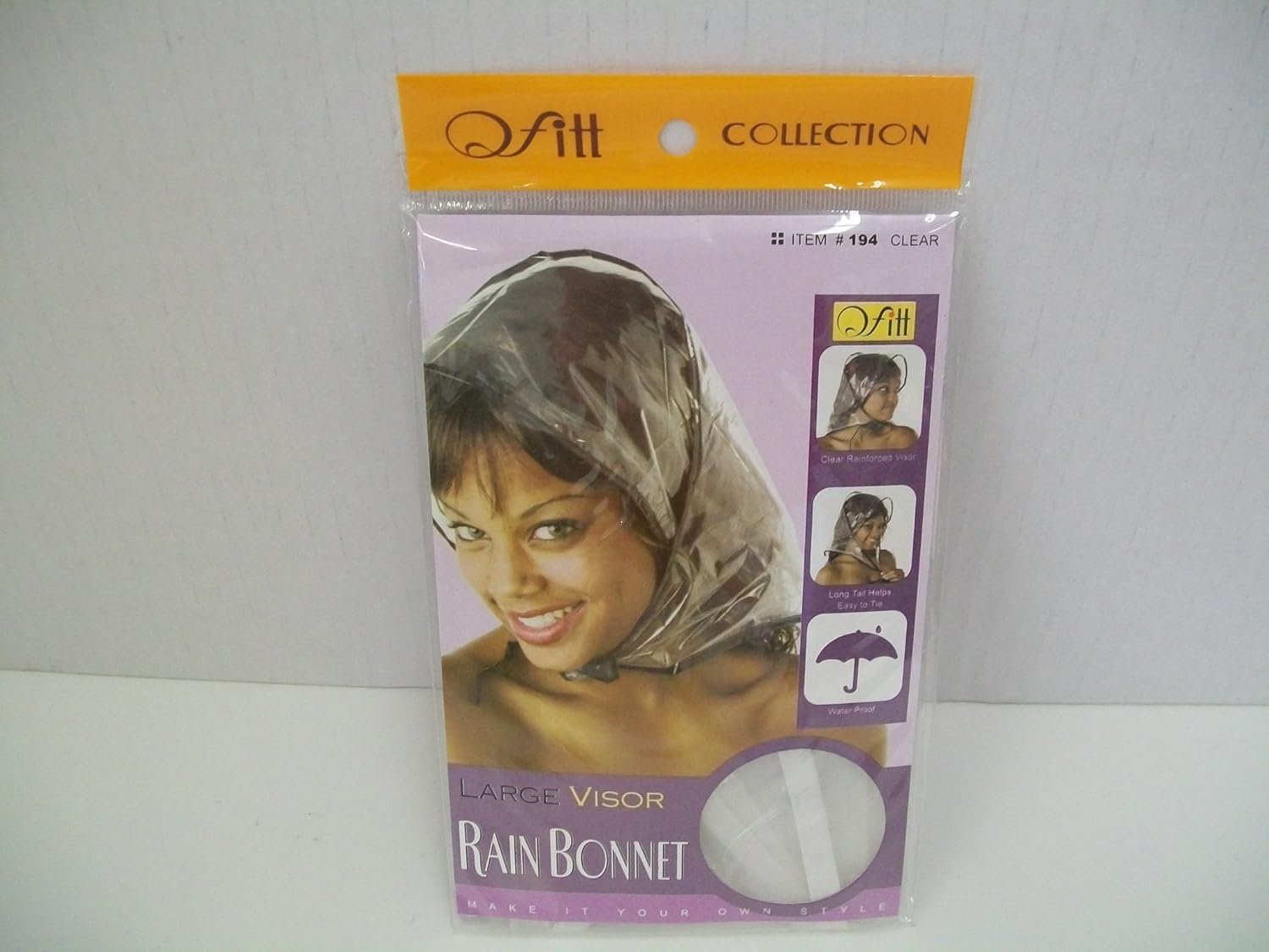 Large Visor Rain Bonnet: Beauty