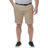 Haggar Men's Cool 18 Classic Fit Expandable Waist Short Reg. and Big & Tall Sizes