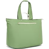 Fammart Large Canvas Beach Bag for Women, Beach Bags Waterproof Sandproof with Zipper & Wet Bag Cruise Essentials