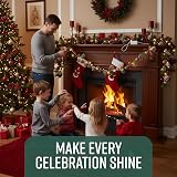 GloBrite 2M Christmas Garland with 20 LED Lights – Battery Powered view 6