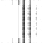 GLMFAN 5 Inch Plain End Scroll Saw Blade Set, 40Pcs High Carbon Steel Scroll Saw Blades Replacement 10TPI 28TPI, Pinless Scro
