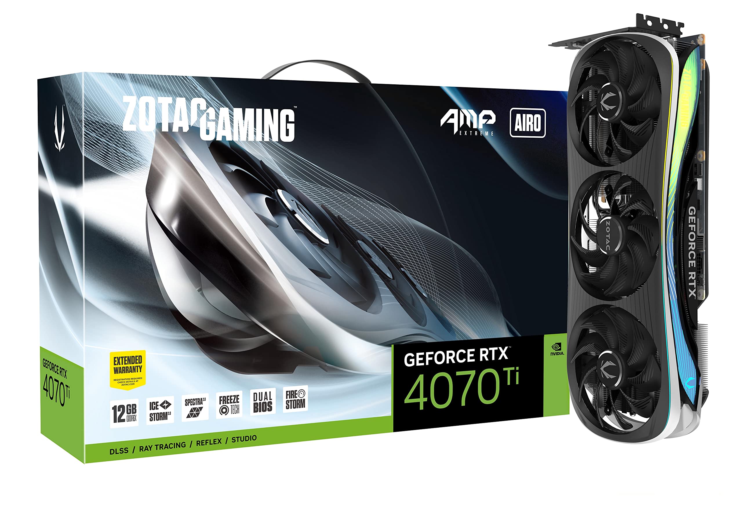 ZOTAC Gaming GeForce RTX 4070 Ti AMP Extreme AIRO