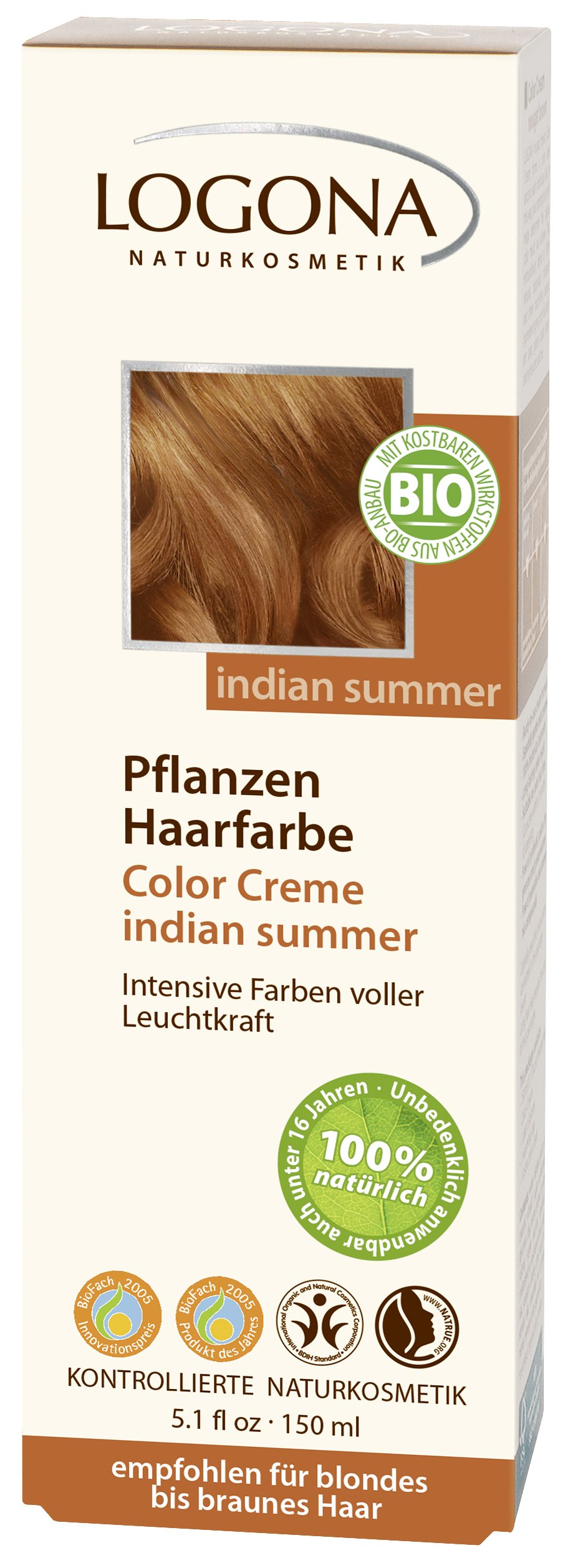 Logona Herbal Hair Color Cream, Indian Summer 5.1 Ounce on Galleon