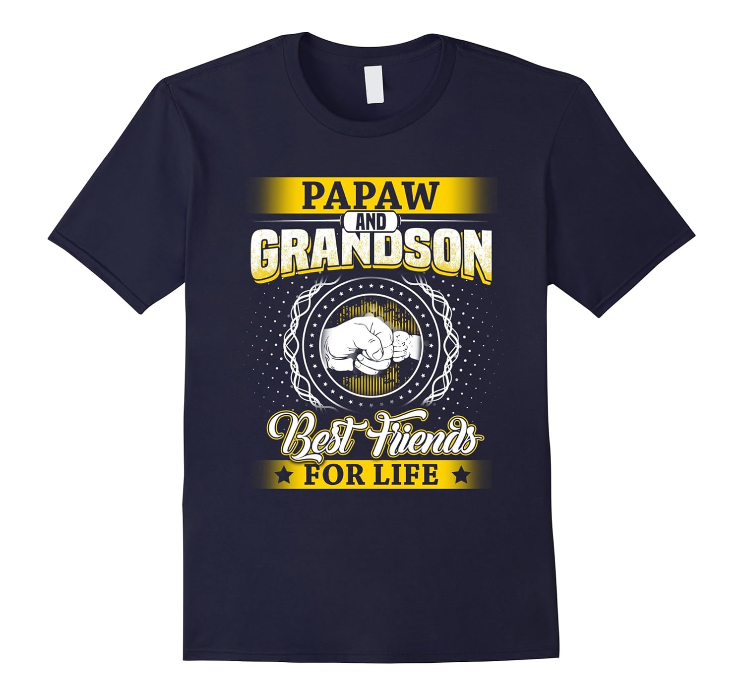 Papaw And Grandson Best Friends For Life T-Shirt-ANZ