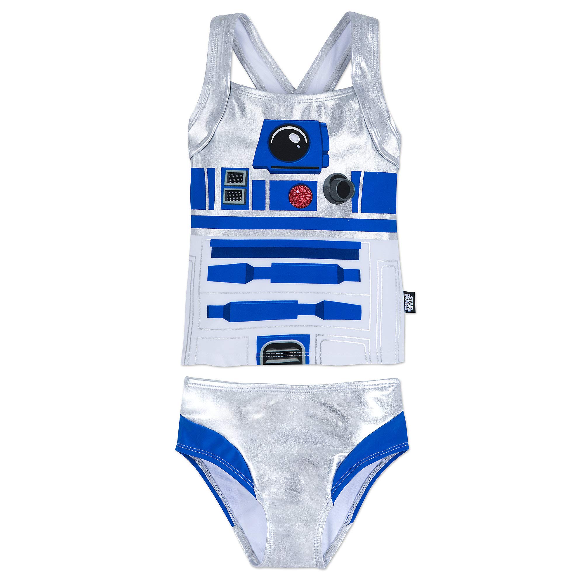 Star Wars R2-D2 Two-Piece Swimsuit for Girls White