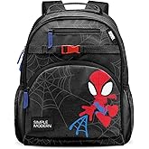 Simple Modern Medium Marvel Toddler Backpack for School Girls and Boys | Kindergarten Elementary Kids Backpack | Fletcher Collection | Kids - 15" tall | Spidey Kid