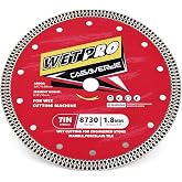 Casaverde 7" Porcelain Diamond Cutting Blade with 5/8" Arbor | for Wet Tile Saws,Wet Cutting for Engineered Stone,Marble,Porcelain Tile