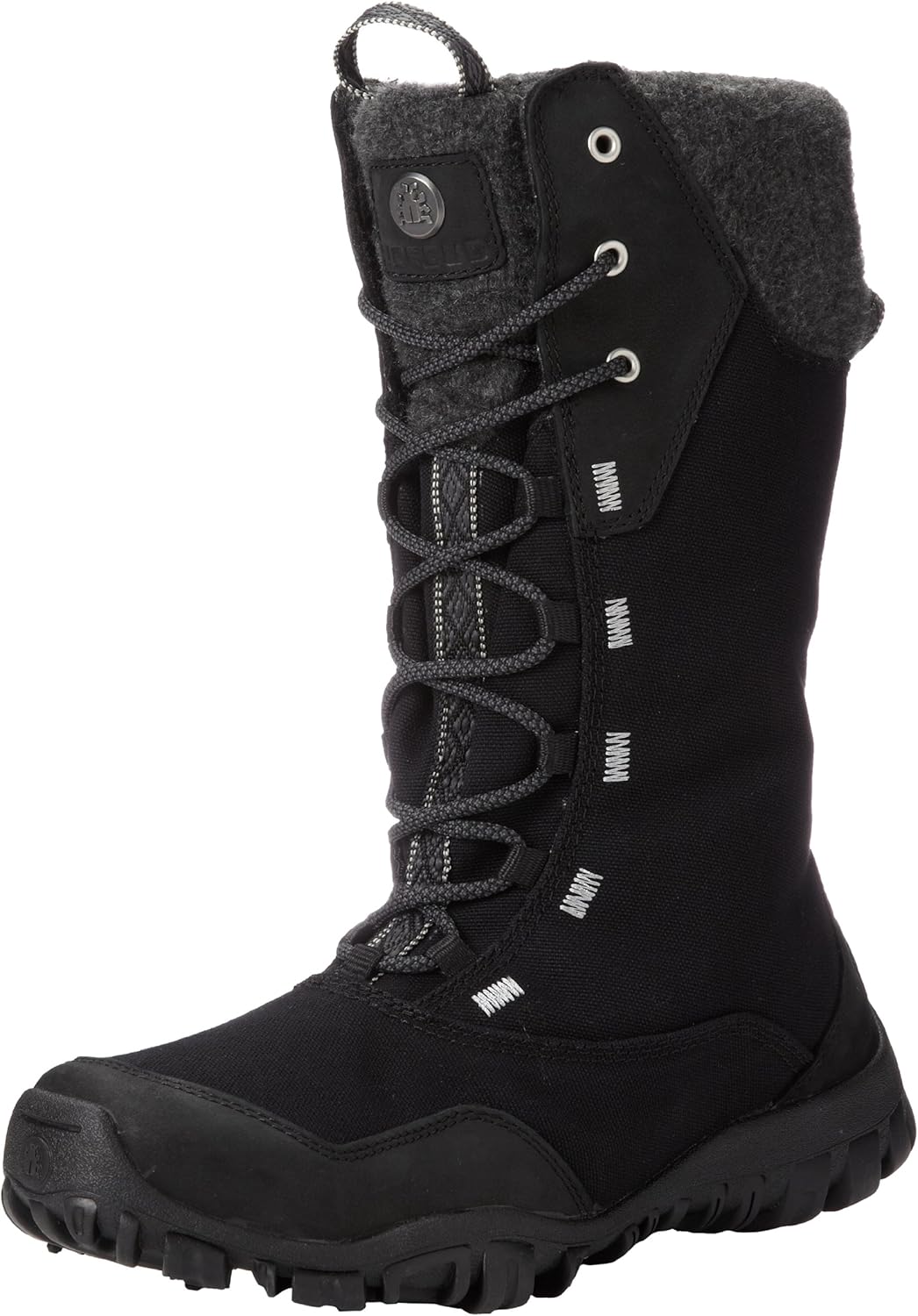 Icebug Women's DaphneL BUGrip Studded Traction Winter Boot, Black, 5.5