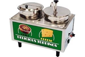 Benchmark USA 51073A Chili and Cheese Warmer Model Number, 17" H, 13" W, 21" L, Stainless Steel